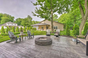 Shipshewana Guest House with Fire Pit!